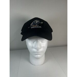 vintage NBA G.C.C. adjustable cap Washington Wizards Black Logo Strap Hat
